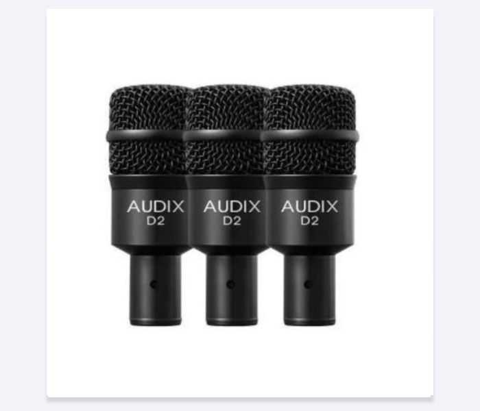 AUDIX 楽器向けダイナミックマイクロフォン D2Trio(3本セット)