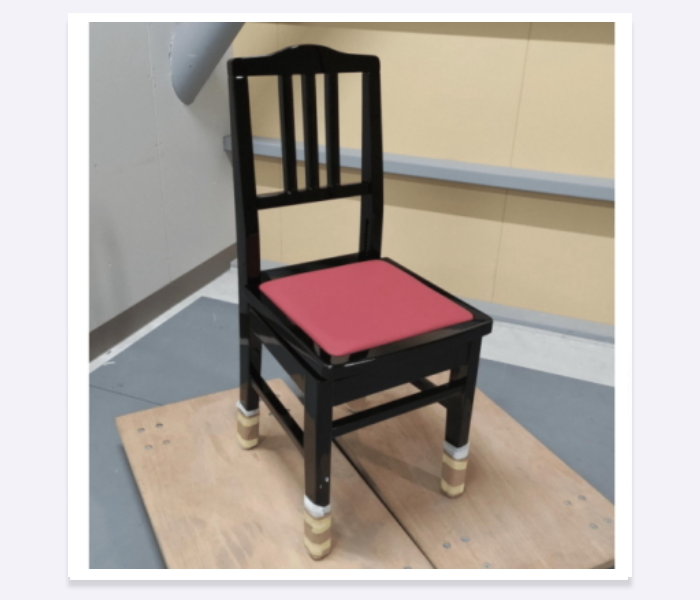 背もたれ付き トムソン椅子 No.5AX (中古品)