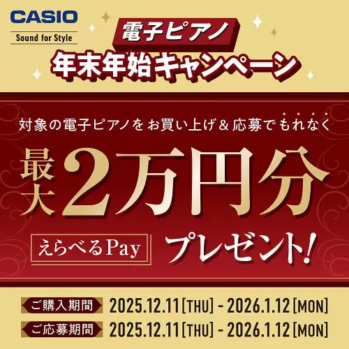 カシオ年末年始キャンペーン