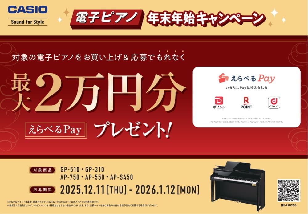 カシオ年末年始キャンペーン