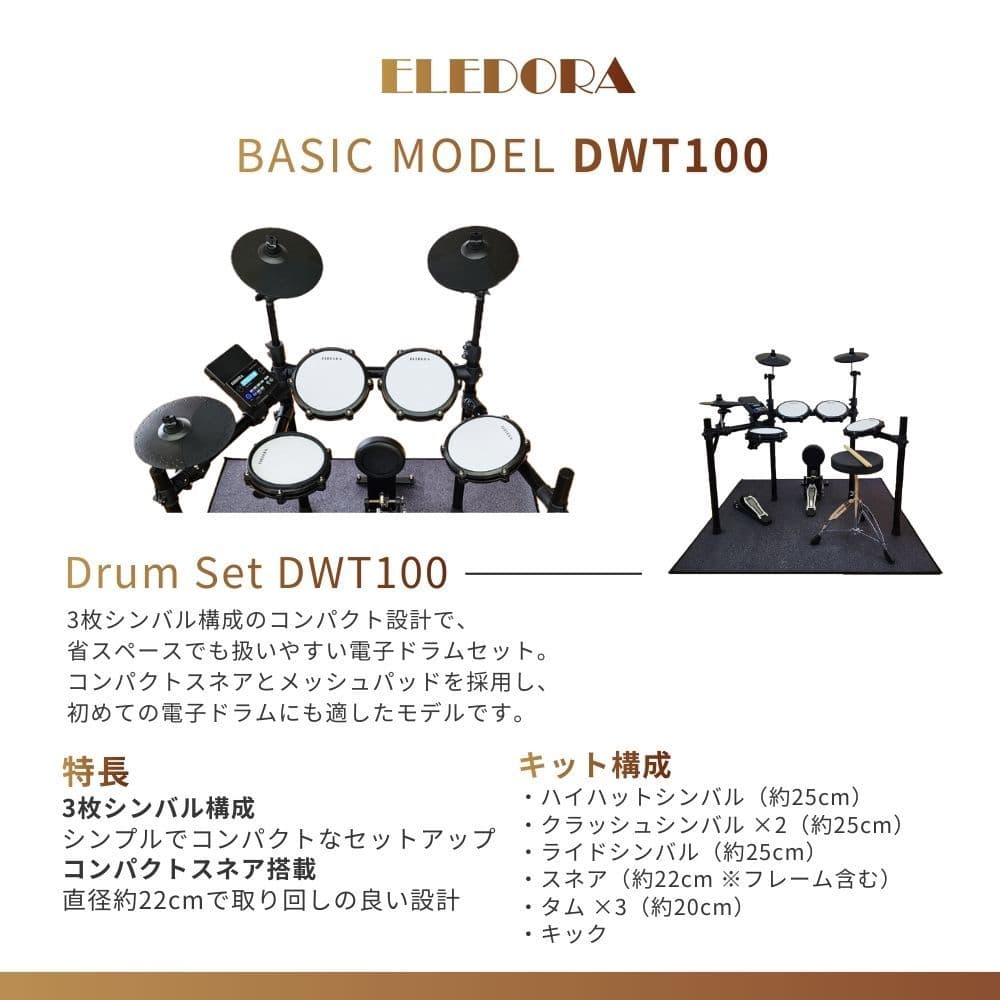 DWT-100(3シンバル)