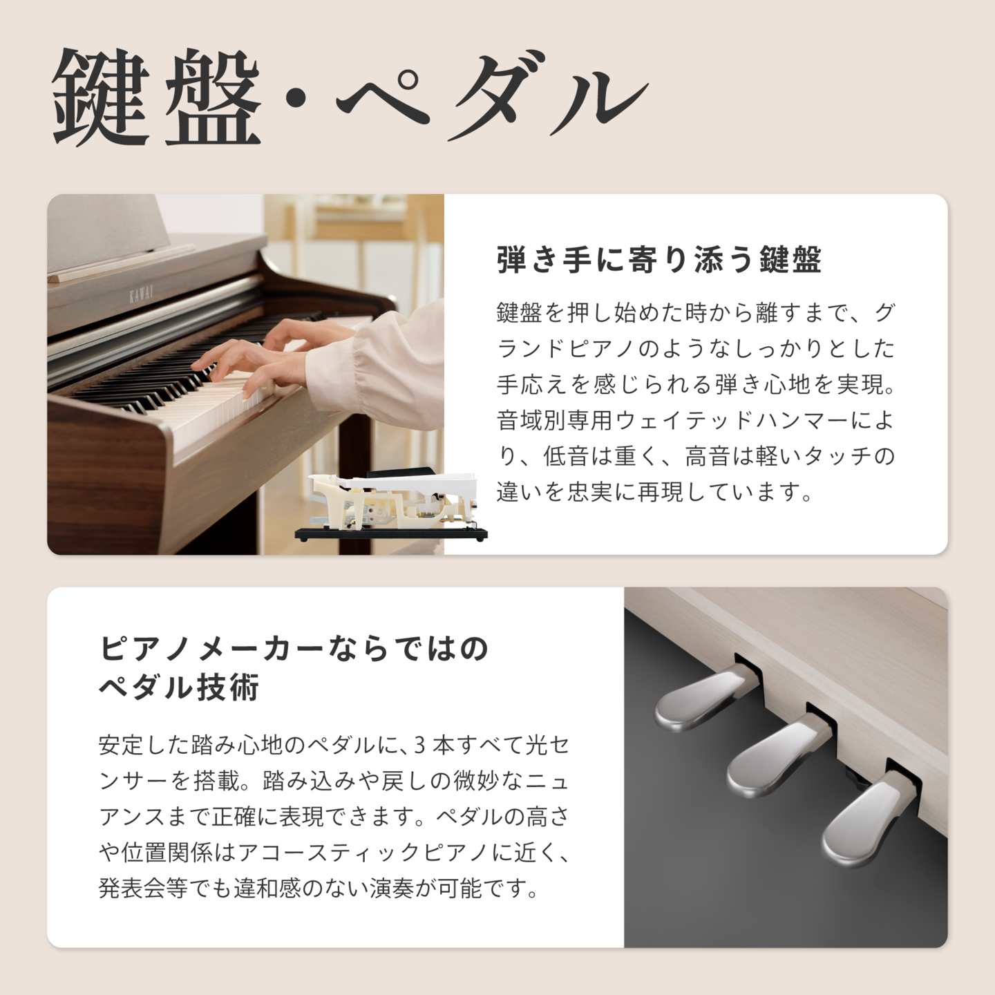 鍵盤・ペダル