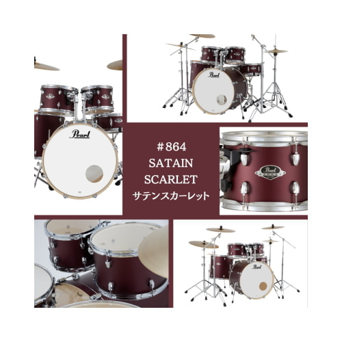 #864 サテンスカーレット