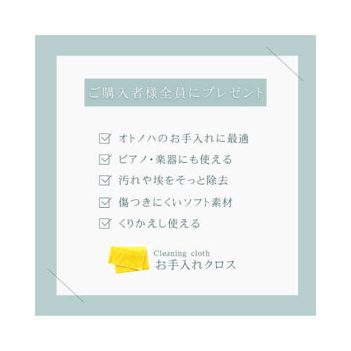お手入れクロスプレゼント